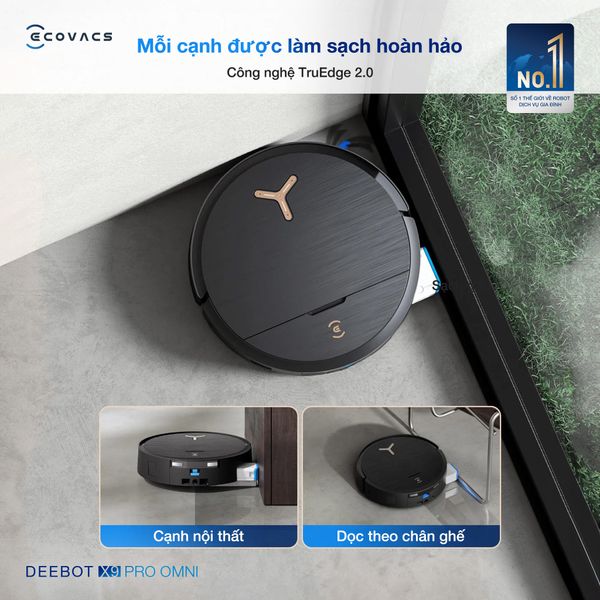 Robot Hút Bụi Lau Nhà Ecovacs Deebot X9 Pro Omni – Bản Quốc Tế