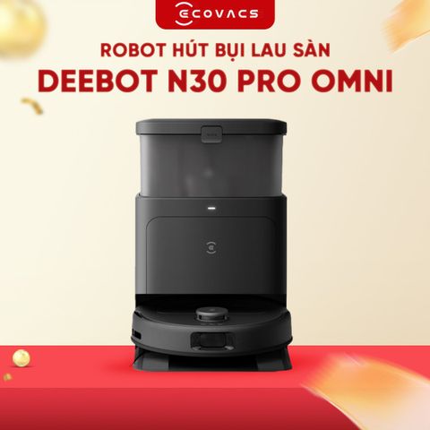 ROBOT HÚT BỤI LAU NHÀ ECOVACS DEEBOT N30 PRO OMNI – BẢN QUỐC TẾ