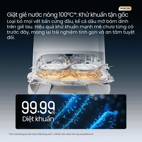 Robot Hút Bụi Lau Nhà Roborock Qrevo Curv 2 Pro