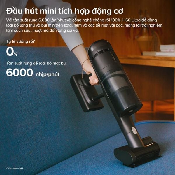 Máy hút bụi cầm tay Roborock H60 Ultra – New 2025