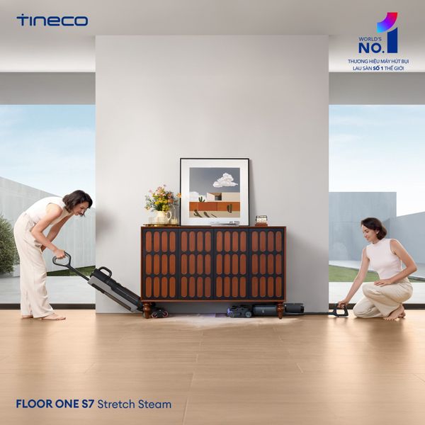 Máy Hút Bụi Lau Nhà Tineco FLOOR ONE S7 Stretch Steam