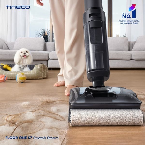 Máy Hút Bụi Lau Nhà Tineco FLOOR ONE S7 Stretch Steam