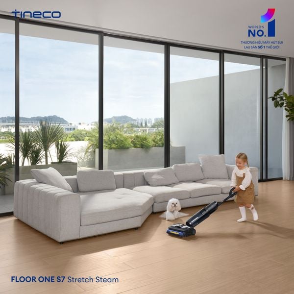 Máy Hút Bụi Lau Nhà Tineco FLOOR ONE S7 Stretch Steam