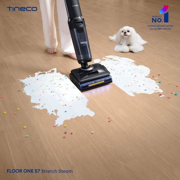 Máy Hút Bụi Lau Nhà Tineco FLOOR ONE S7 Stretch Steam