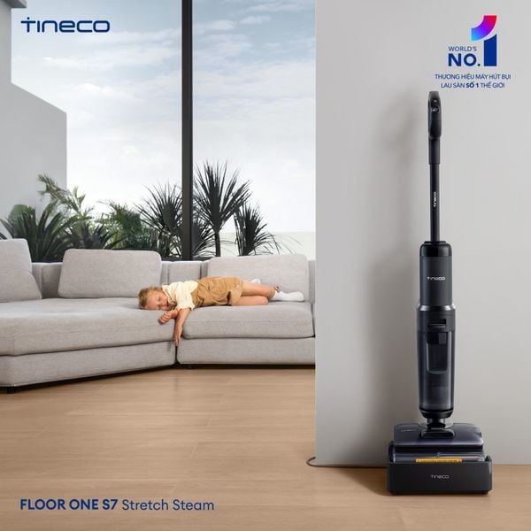Máy Hút Bụi Lau Nhà Tineco FLOOR ONE S7 Stretch Steam