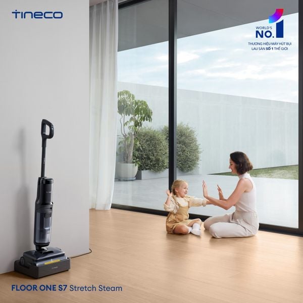 Máy Hút Bụi Lau Nhà Tineco FLOOR ONE S7 Stretch Steam