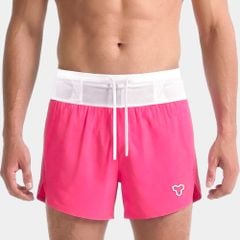 [SM 201] Quần Short Nam Đa Năng - Hồng Neon Belt Trắng