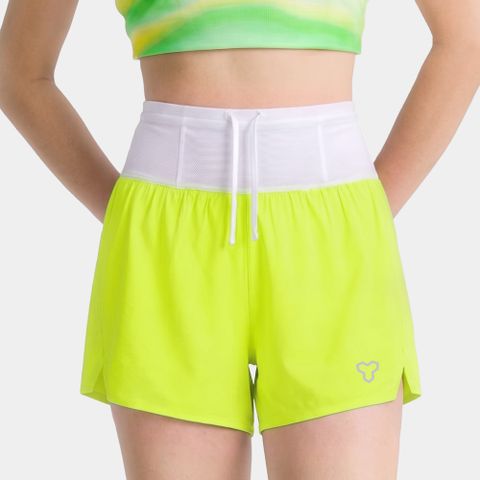 [SM 201] Quần Short Thể Thao Chạy Bộ Nữ Đa Năng MOTIVE WOMEN SHORT BELT - Màu Xanh Neon (Chưa Bao Gồm Lót Trong)