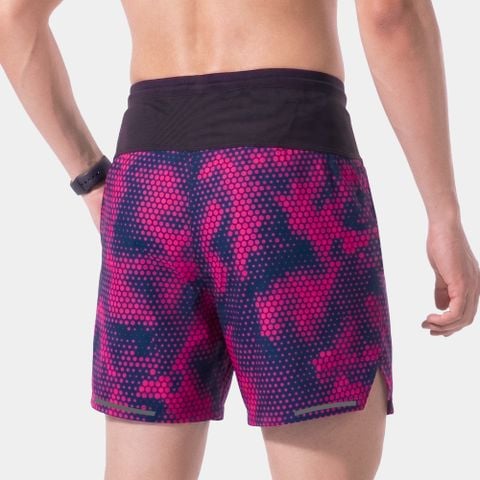 [SM 201] Quần Short Nam Đa Năng - Hồng Họa Tiết