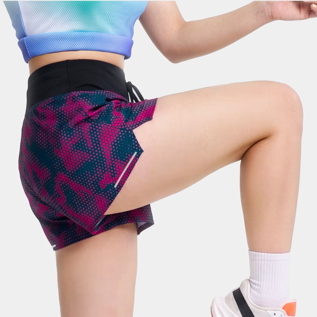 [SM 201] Quần Short Nữ Đa Năng - Hồng Họa Tiết