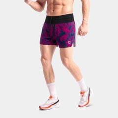 [SM 201] Quần thể thao Short Nam Đa Năng - Hồng Họa Tiết