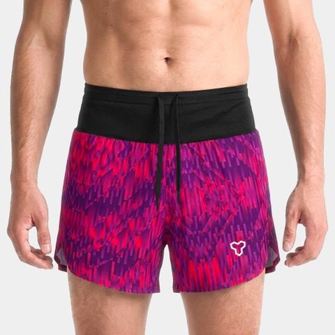 [SM 201] Quần Short Nam Đa Năng - Tím Họa Tiết