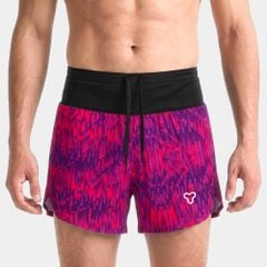 [SM 201]Quần thể thao Short Nam Đa Năng - Tím Họa Tiết