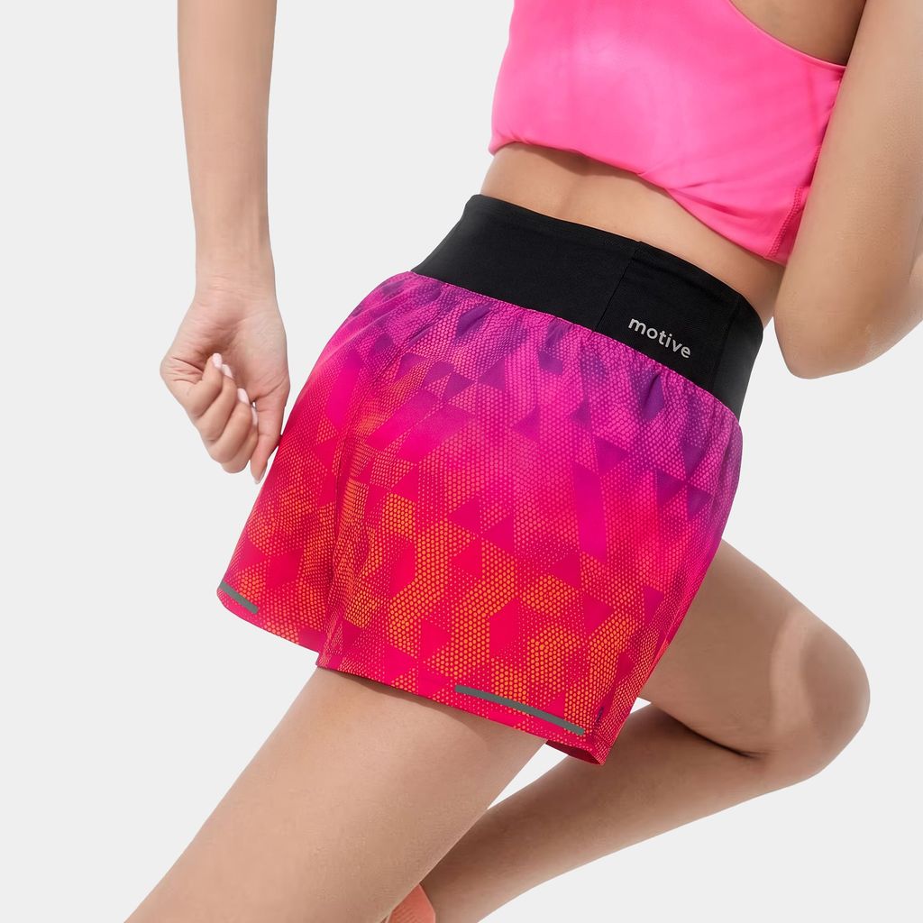 [SM 201] Quần Short Nữ Đa Năng- Cam Họa Tiết