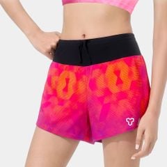 [SM 201] Quần Short Nữ Đa Năng- Cam Họa Tiết