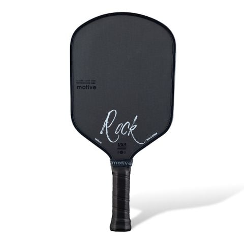 Vợt Pickleball MOTIVE ROCK PRO GEN 5 – Carbon Ép Nhiệt, Lõi Hybrid 16mm, 230g – Màu Đen