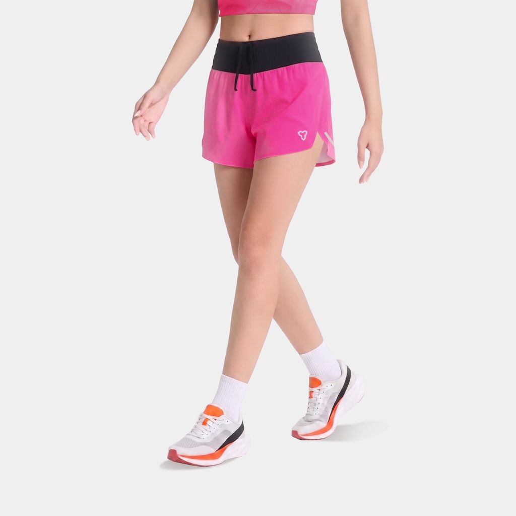 [SM 201] Quần Short Thể Thao Chạy Bộ Nữ Đa Năng MOTIVE WOMEN SHORT BELT - Màu Hồng Neon
