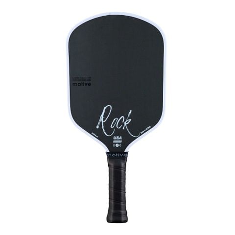 Vợt Pickleball MOTIVE ROCK PRO GEN 5  – Carbon Ép Nhiệt, Lõi Hybrid 16mm, 230g – Màu Trắng