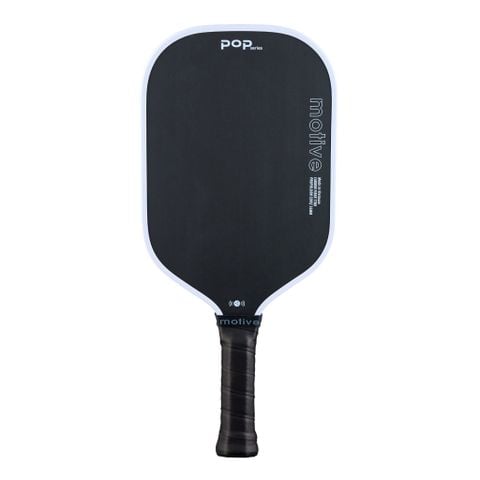 Vợt Pickleball MOTIVE POP SERIES Carbon 16mm – Lõi tổ ong PP, mặt Carbon T700, 230g - Màu Trắng