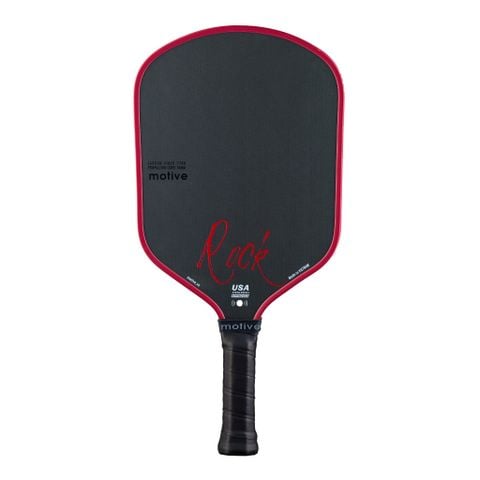 Vợt Pickleball MOTIVE ROCK PRO GEN 5– Carbon Ép Nhiệt, Lõi Hybrid 16mm, 230g – Màu Đỏ