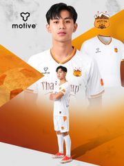 [HAGL X MOTIVE]  Áo thi đấu sân khách màu trắng cam CLB BÓNG ĐÁ HAGL