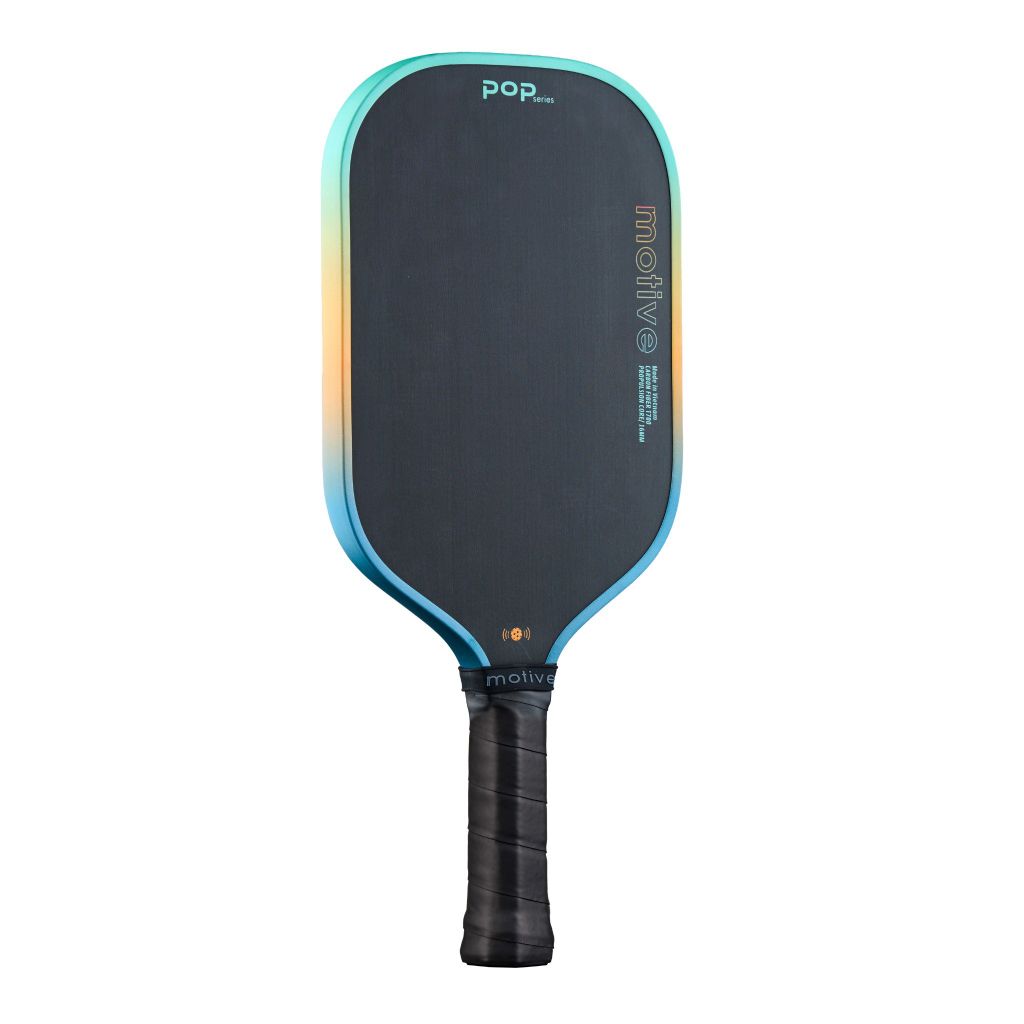 Vợt Pickleball MOTIVE POP SERIES Carbon 16mm – Lõi tổ ong PP, mặt Carbon T700, 230g - Màu Xanh/Cam