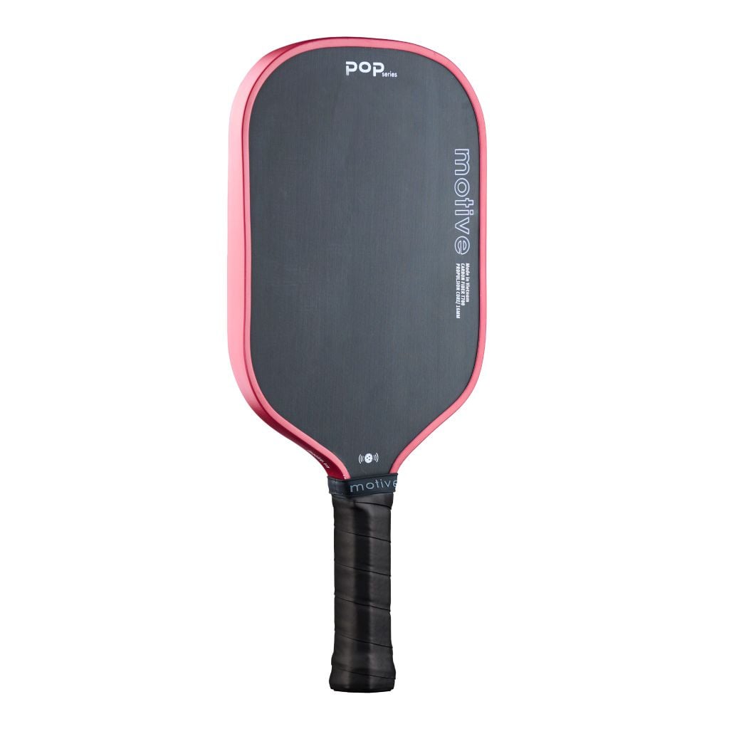 Vợt Pickleball MOTIVE POP SERIES Carbon 16mm – Lõi tổ ong PP, mặt Carbon T700, 230g - Màu Đỏ