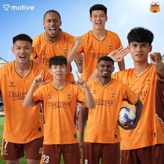 [HAGL X MOTIVE]  Áo thi đấu sân nhà màu vàng nâu CLB BÓNG ĐÁ HAGL