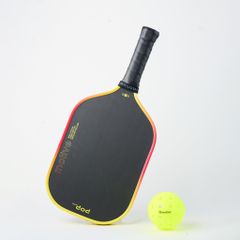 Vợt Pickleball MOTIVE POP SERIES Carbon 16mm – Lõi tổ ong PP, mặt Carbon T700, 230g - Màu Đỏ/Vàng