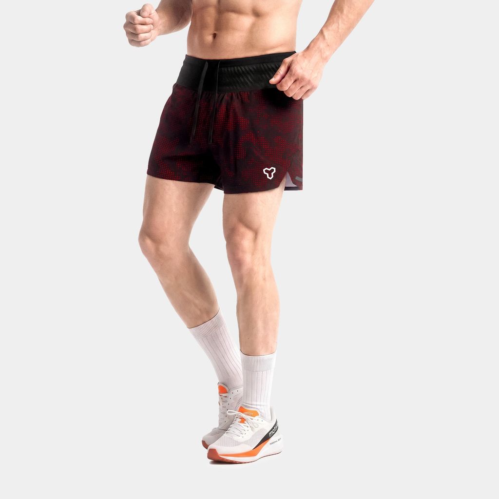 [SM 201] Quần Short Nam Đa Năng - Camo Đỏ