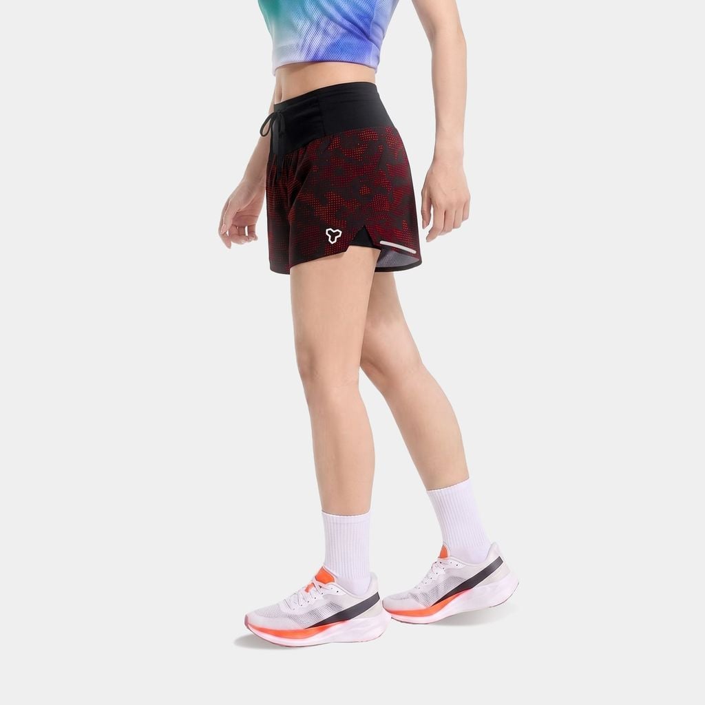 [SM 201] Quần Short Nữ Đa Năng - Camo Đỏ