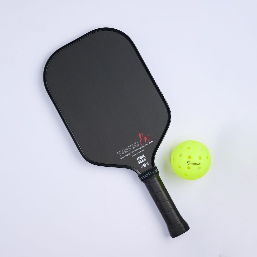 Vợt Pickleball MOTIVE TANGO GEN4.5 SERIES (Full Carbon T700 + PP Honeycomb Gen4.5 Core) - Màu Đen