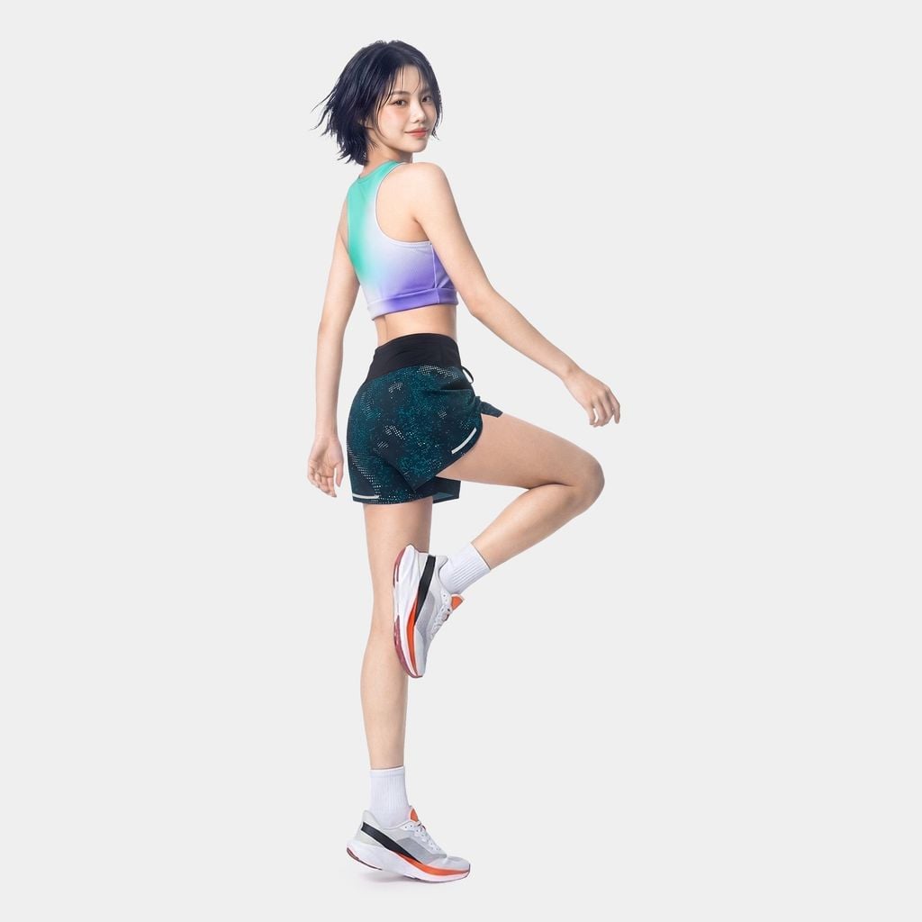 [SM 201] Quần Short Nữ Đa Năng - Camo Xanh
