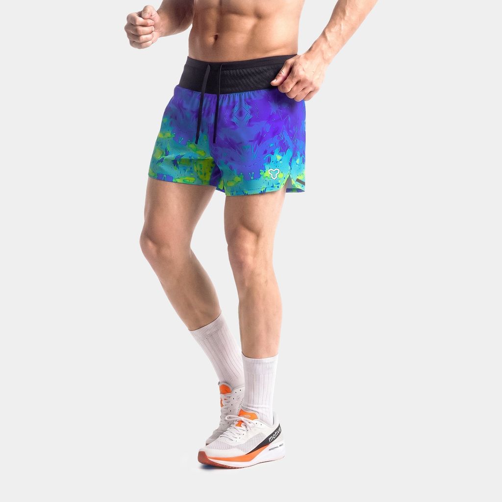 [SM 201] Quần thể thao Short Nam Đa Năng - Màu Mint Họa Tiết