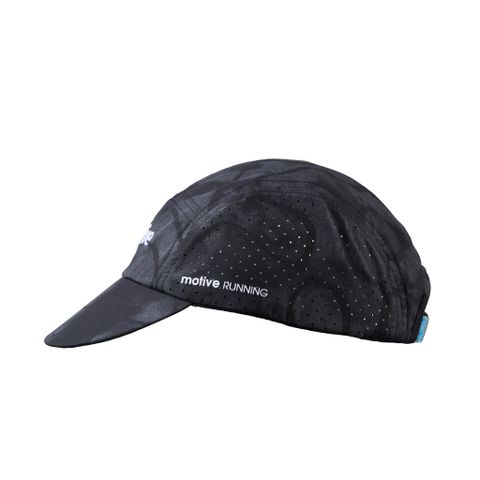 MŨ THỂ THAO CHẠY BỘ - ĐẠP XE MOTIVE CAP SMILE - Màu đen họa tiết
