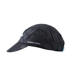 MŨ THỂ THAO CHẠY BỘ - ĐẠP XE MOTIVE CAP SMILE - Màu đen họa tiết