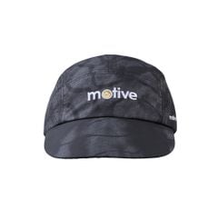 MŨ THỂ THAO CHẠY BỘ - ĐẠP XE MOTIVE CAP SMILE - Màu đen họa tiết