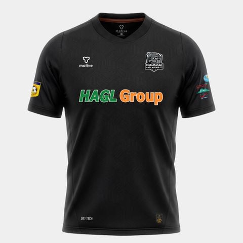 [CHAMPASAK HAGL AVENIR FC X MOTIVE] Áo thi đấu sân nhà CLB CHAMPASAK HAGL AVENIR - ĐEN 26/27