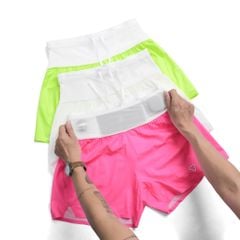 Quần Short Thể Thao Chạy Bộ Nam Đa Năng MOTIVE MEN SHORT BELT - Màu Hồng Neon
