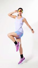 [SLM 102] Áo Thun Thể Thao Chạy Bộ MOTIVE WOMAN Simple Color Singlet - Màu Tím