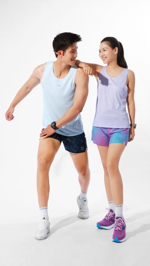 [SLM 102] Áo Thun Thể Thao Chạy Bộ Nữ MOTIVE WOMAN Simple Color Singlet - Màu Xanh Neon
