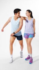 [SLM 102] Áo Thun Thể Thao Chạy Bộ Nữ MOTIVE WOMAN Simple Color Singlet - Màu Xanh Biển Đậm