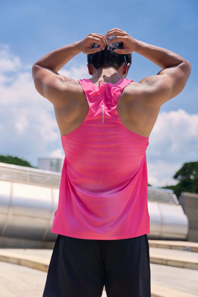 [SLM 105] Áo Thun Thể Thao Chạy Bộ Nam Race Singlet (49g)