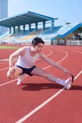 [SLM 102] Áo Thun Thể Thao Chạy Bộ Nam MOTIVE Men Simple Color Singlet - Màu Xanh Neon