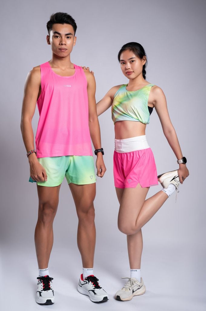 Quần Short Thể Thao Chạy Bộ Nữ Đa Năng MOTIVE WOMEN SHORT BELT - Màu Hồng Neon