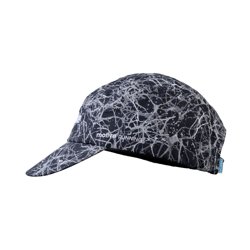 MŨ THỂ THAO CHẠY BỘ - ĐẠP XE MOTIVE CAP SMILE - Xám phản quang