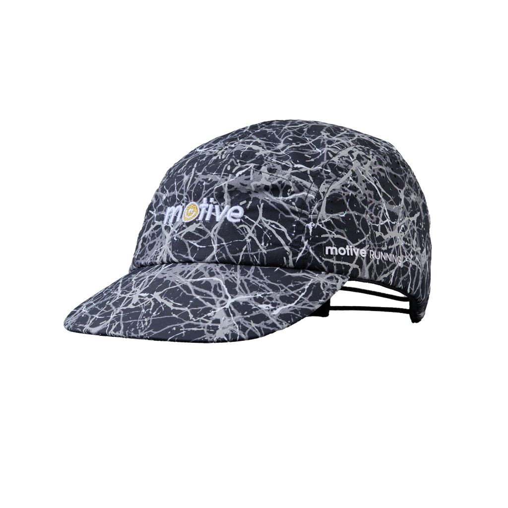 MŨ THỂ THAO CHẠY BỘ - ĐẠP XE MOTIVE CAP SMILE - Xám phản quang