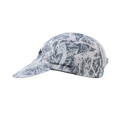 MŨ THỂ THAO CHẠY BỘ - ĐẠP XE MOTIVE CAP SMILE - Màu trắng họa tiết xám