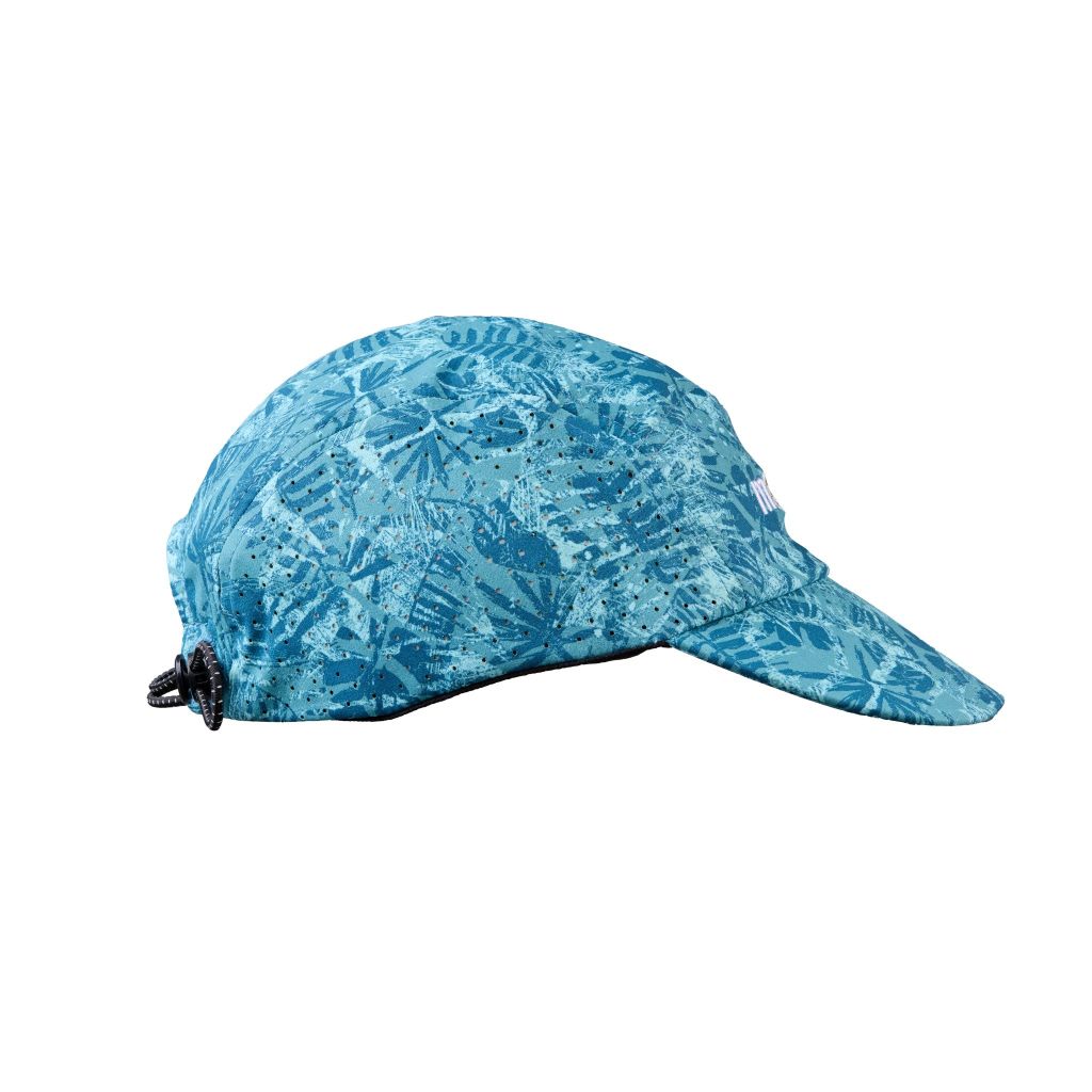 MŨ THỂ THAO CHẠY BỘ - ĐẠP XE MOTIVE CAP SMILE - Màu xanh dương họa tiết