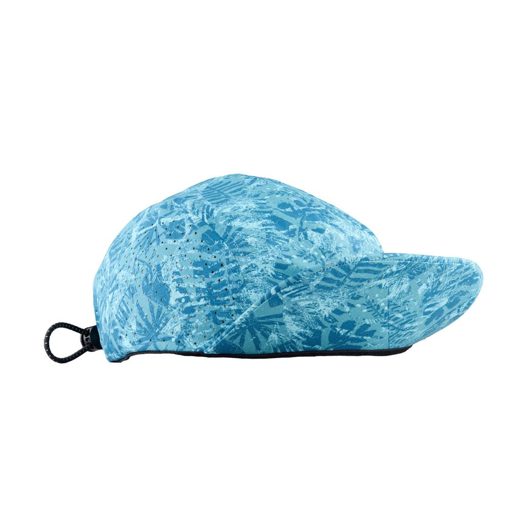 MŨ THỂ THAO CHẠY BỘ - ĐẠP XE MOTIVE CAP SMILE - Màu xanh dương họa tiết